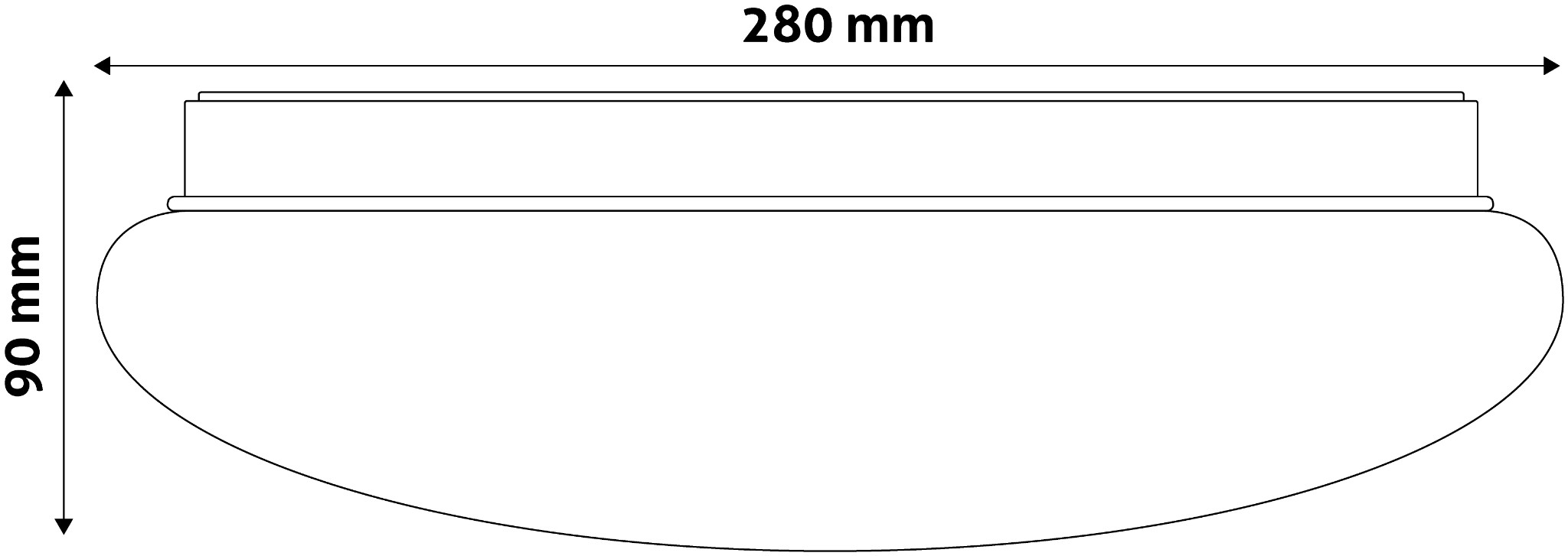 LED svítidlo typu UFO 12W 4000K